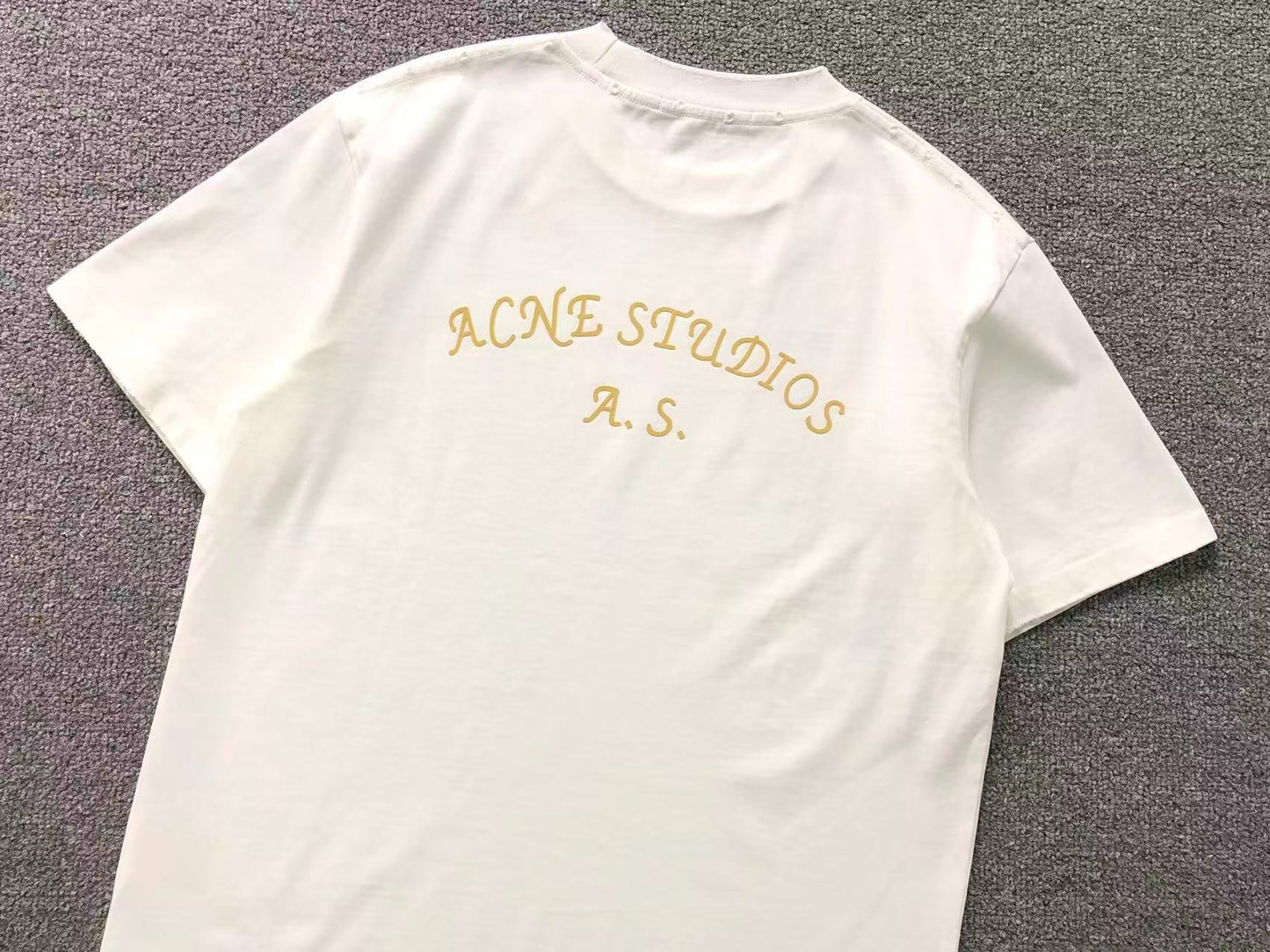 Camiseta Acne Studios A.S. Signature