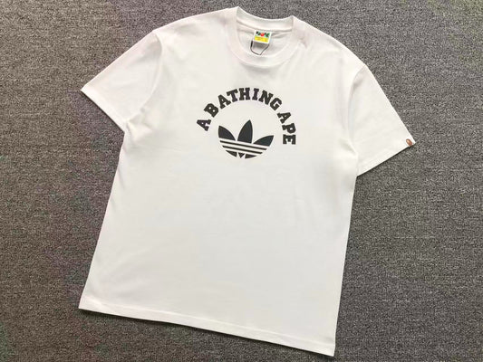 Camiseta Adidas & Bathing Ape Arch Logo White