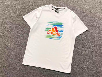 Camiseta Adidas Brush Stroke Color Logo