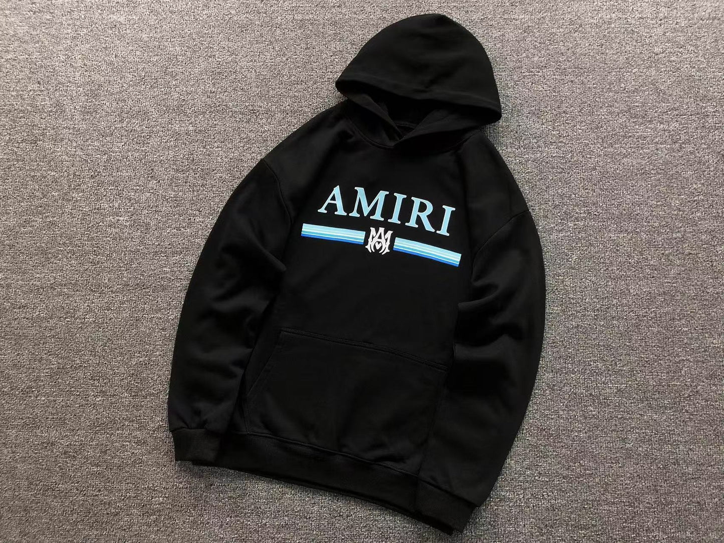 Moletom AMIRI Core Stripe Logo Hoodie