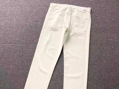 Calça ALO jeans reta branco