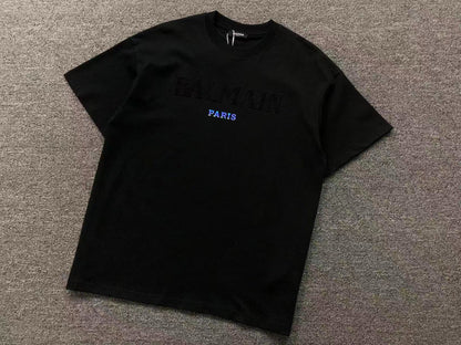 Camiseta Balmain Logo Paris Bordado