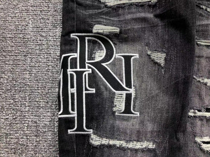 Calça Jeans AMIRI Distressed Black