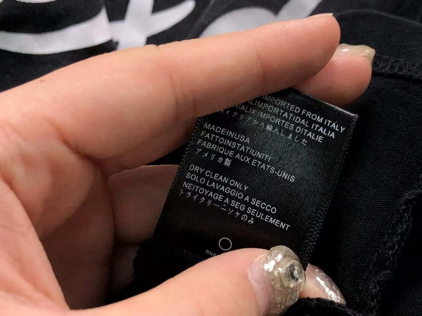 Camiseta AMIRI Night Vibes Logo