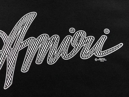 Moletom AMIRI Script Signature Hoodie