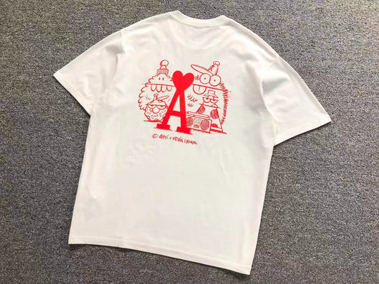 Camiseta AMI Paris Back Print Kevin Lyons