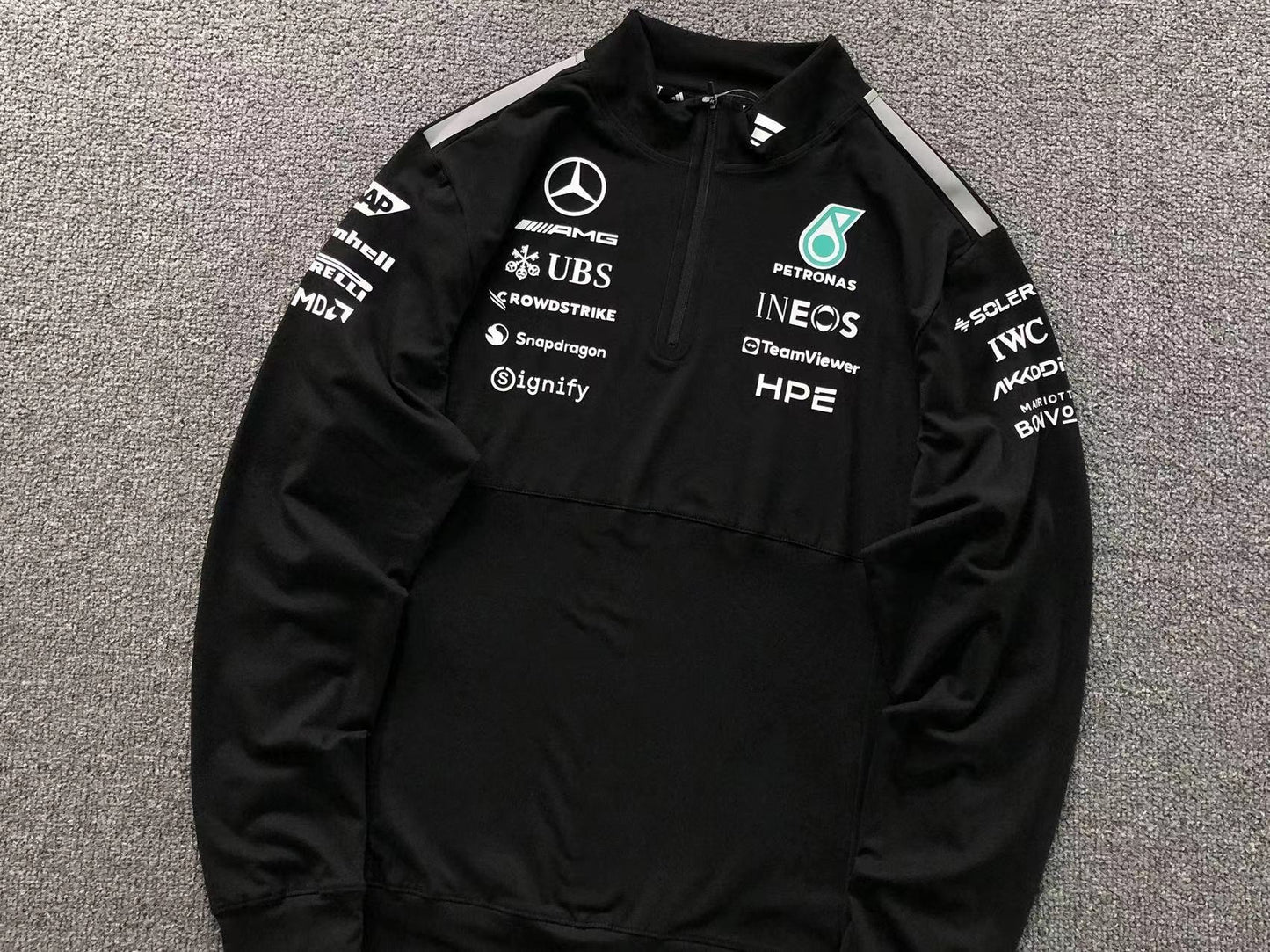 Camisa adidas Manga Longa Mercedes AMG Petronas Teamwear