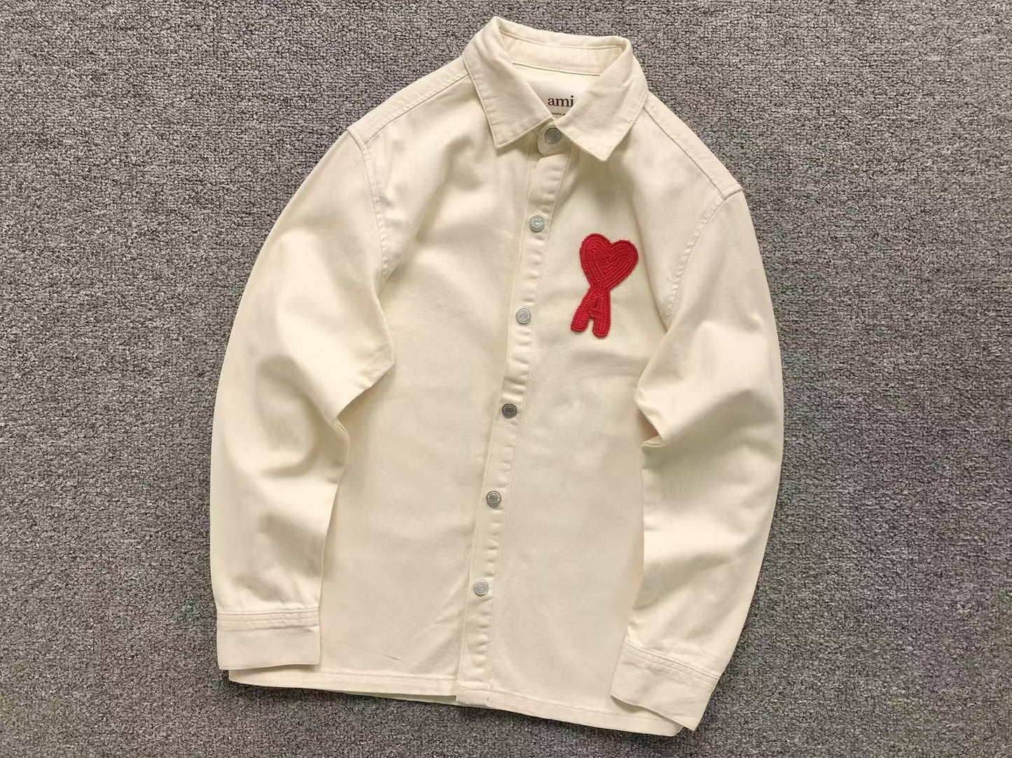 Jaqueta AMI Paris Big Heart Overshirt