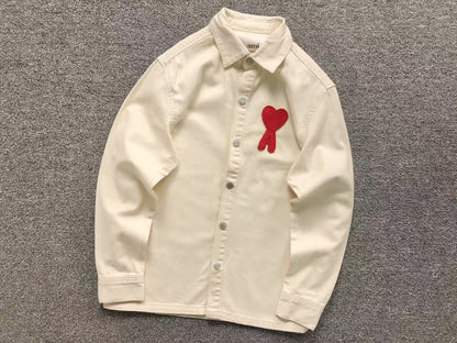 Jaqueta AMI Paris Big Heart Overshirt