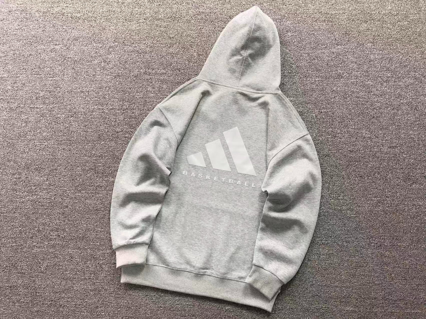 Moletom Adidas Basketball Back Logo Hoodie