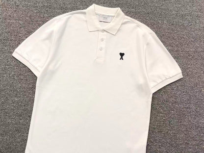 Camiseta Polo AMI Paris Essential Mini Logo