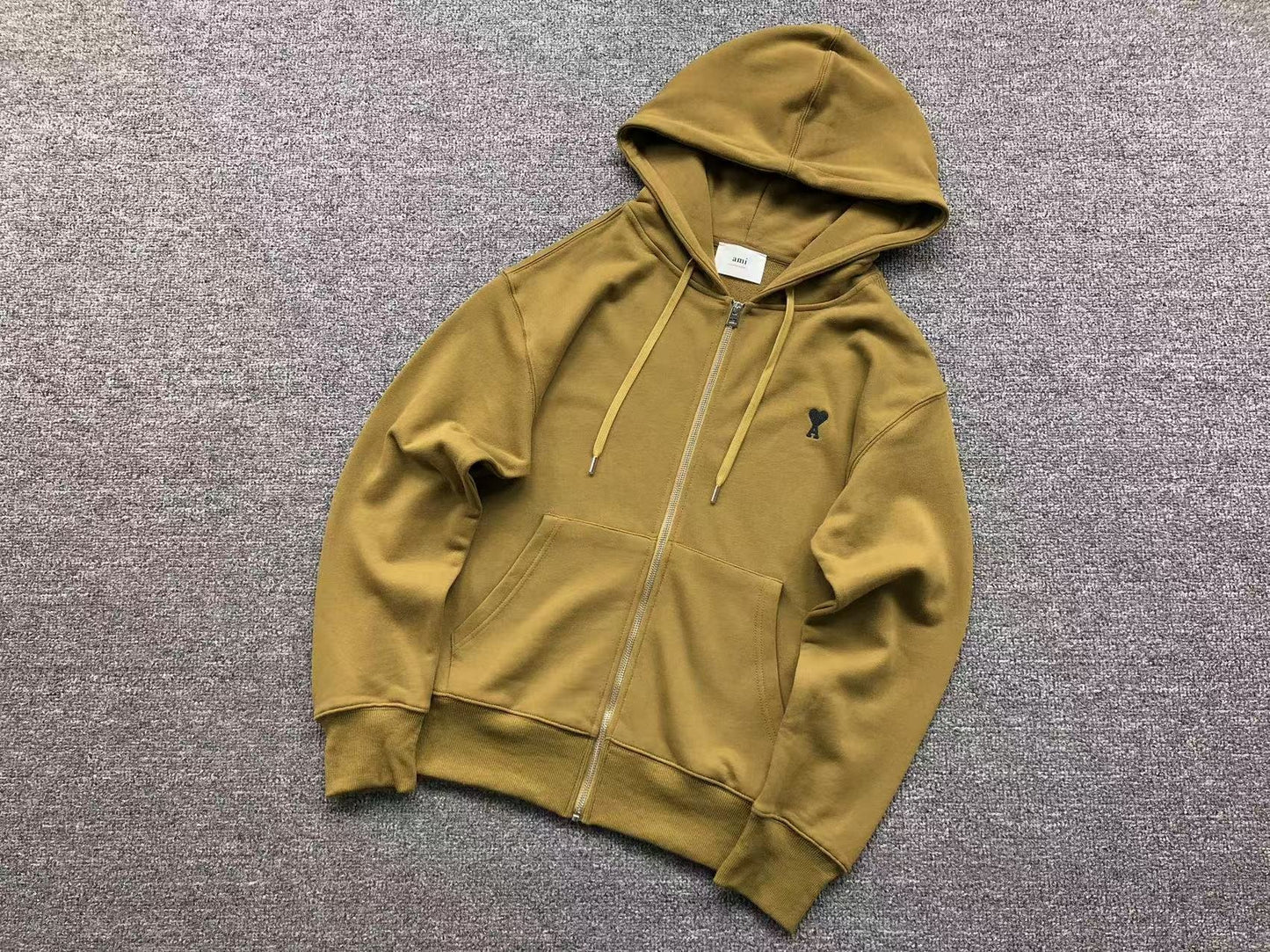 Moletom AMI Paris Ami de Cœur Zip Hoodie