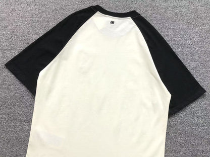 Camiseta AMI Paris Raglan Patch Logo