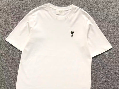 Camiseta AMI Paris Mini Heart Logo Minimal