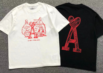 Camiseta AMI Paris x Kevin Lyons Graphic Heart