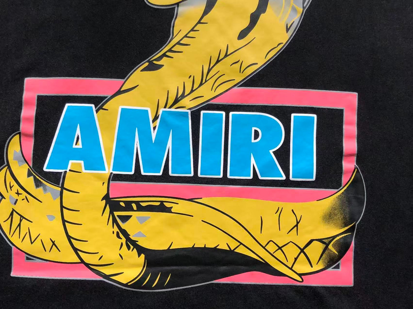 Camiseta AMIRI Neon Snake