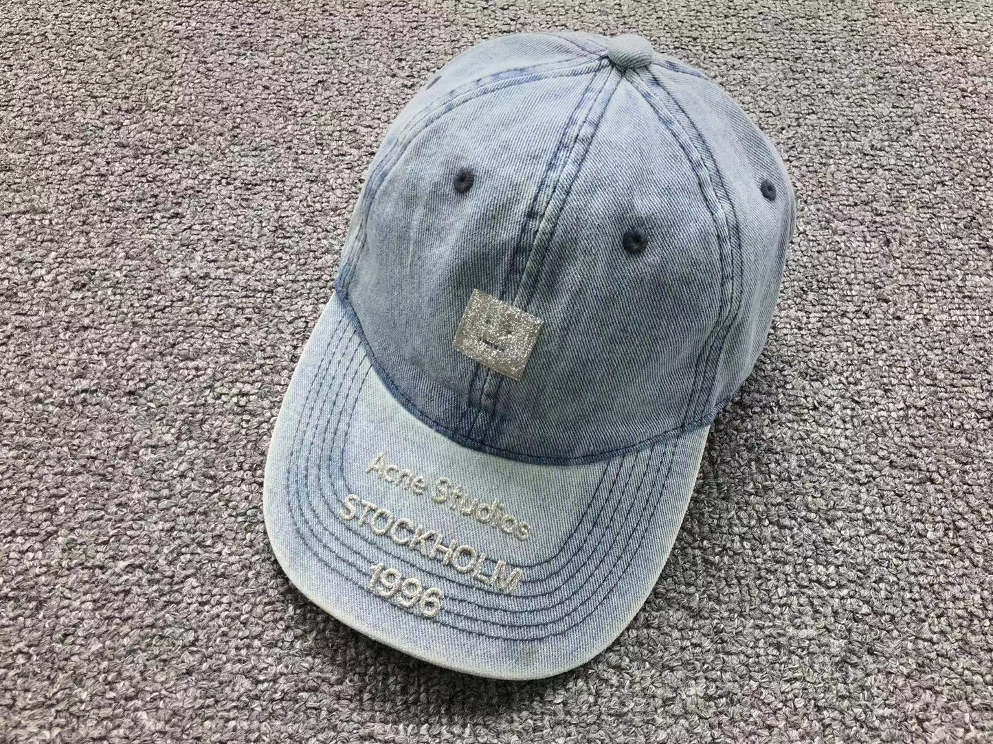 Boné Acne Studios Eddie face Stockholm 1996 Washed