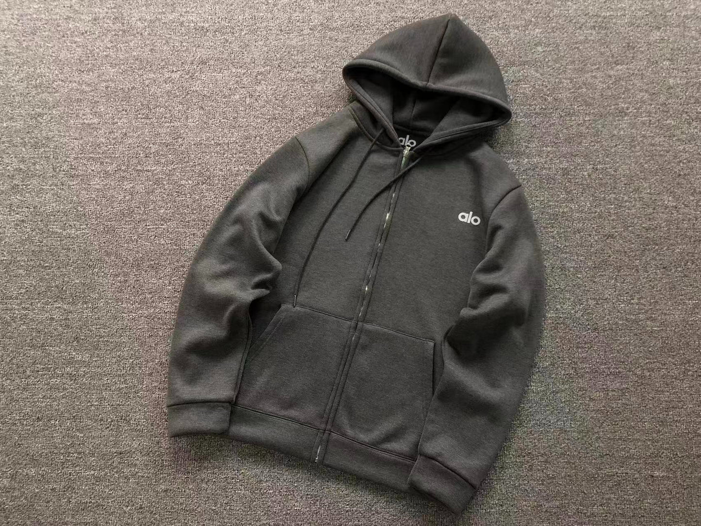 Moletom ALO zip com capu