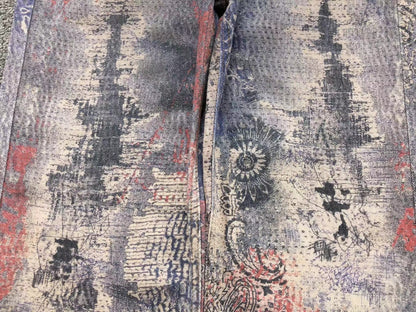 Calça Acne Studios Retro Paisley Denim