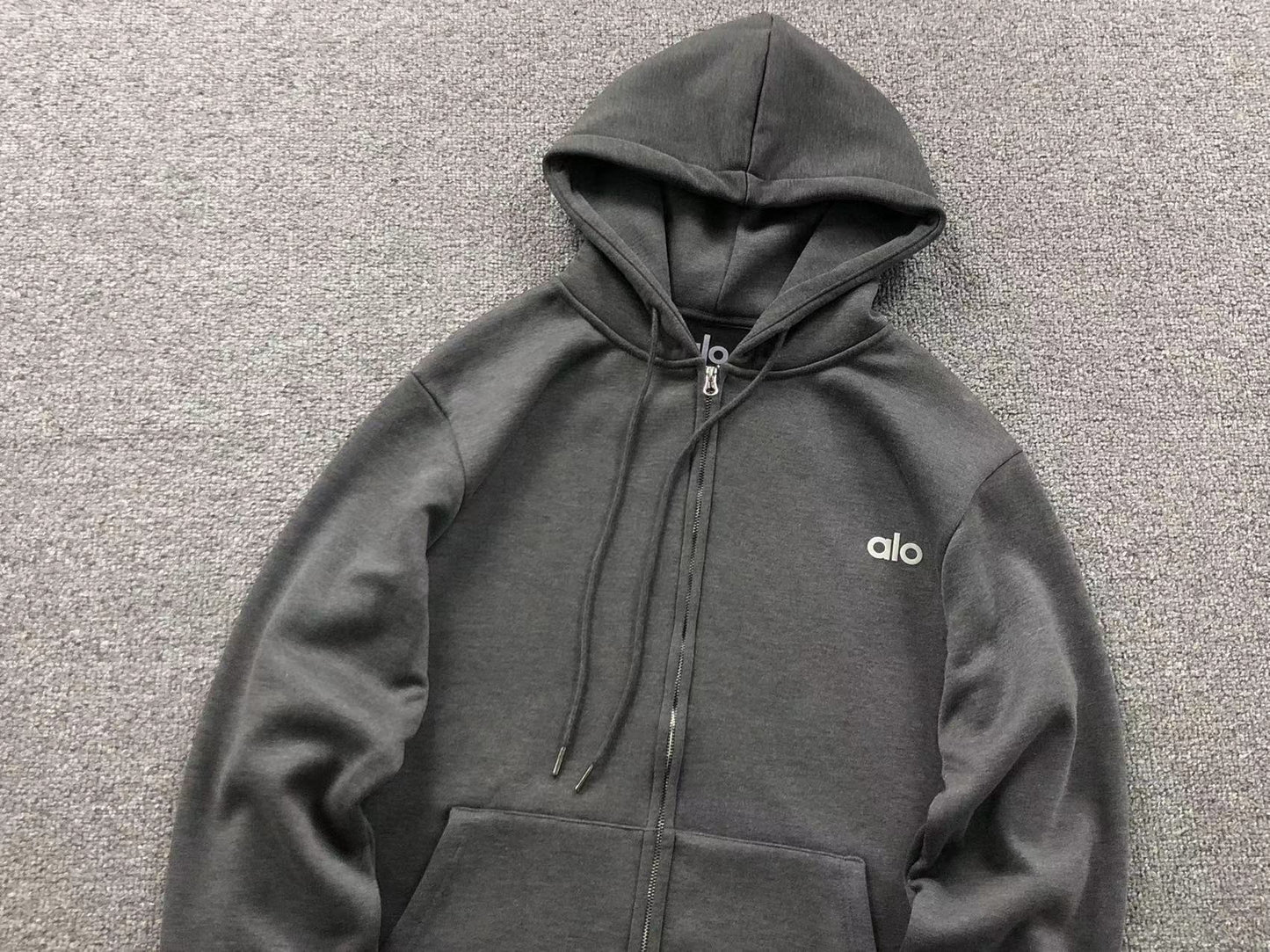 Moletom ALO zip com capuz