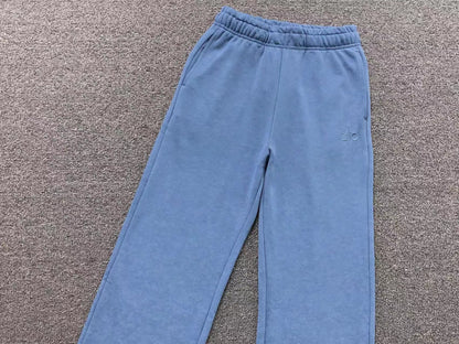 Calça elástica ALO moletom reta feminina