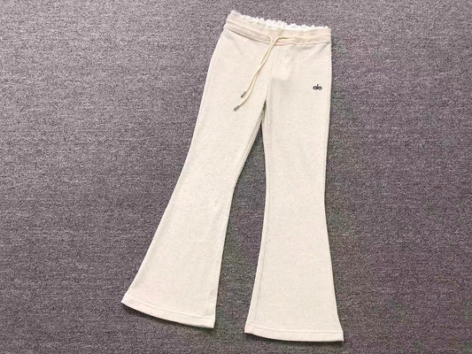 Calça elástica ALO moletom flare feminino
