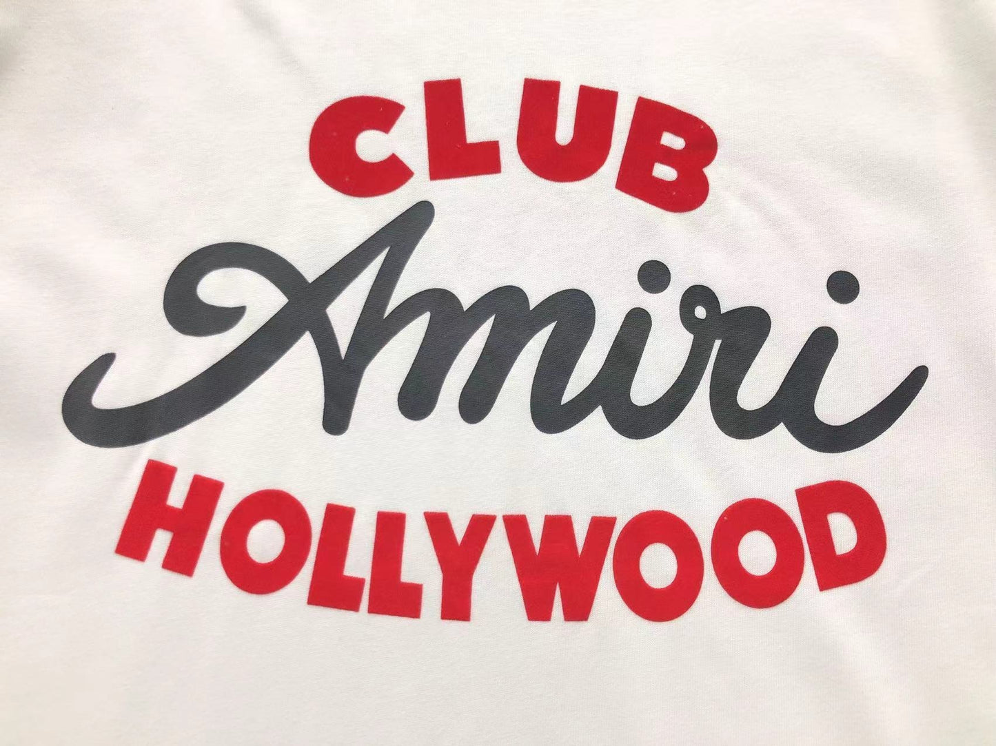 Camiseta AMIRI Club Hollywood Logo