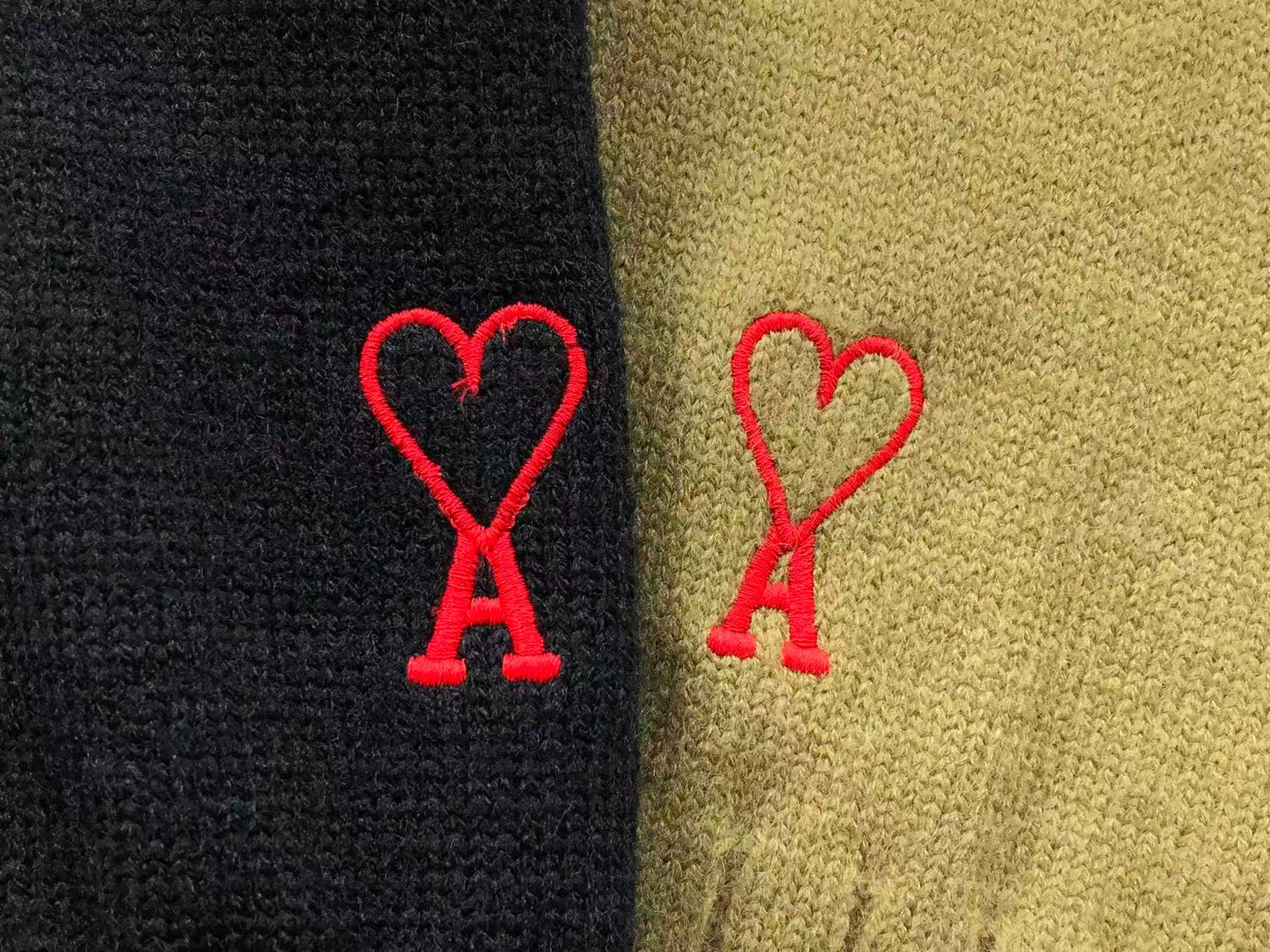 Suéter AMI Paris Gola Alta Zip