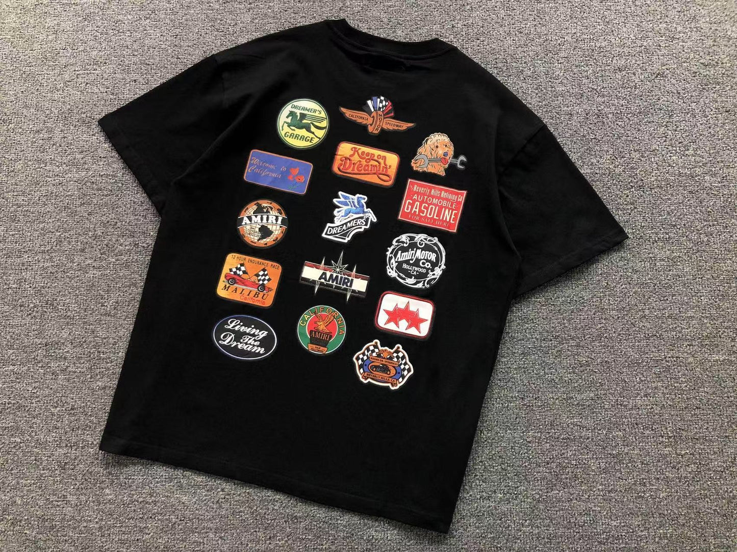 Camiseta AMIRI Patchwork Badges
