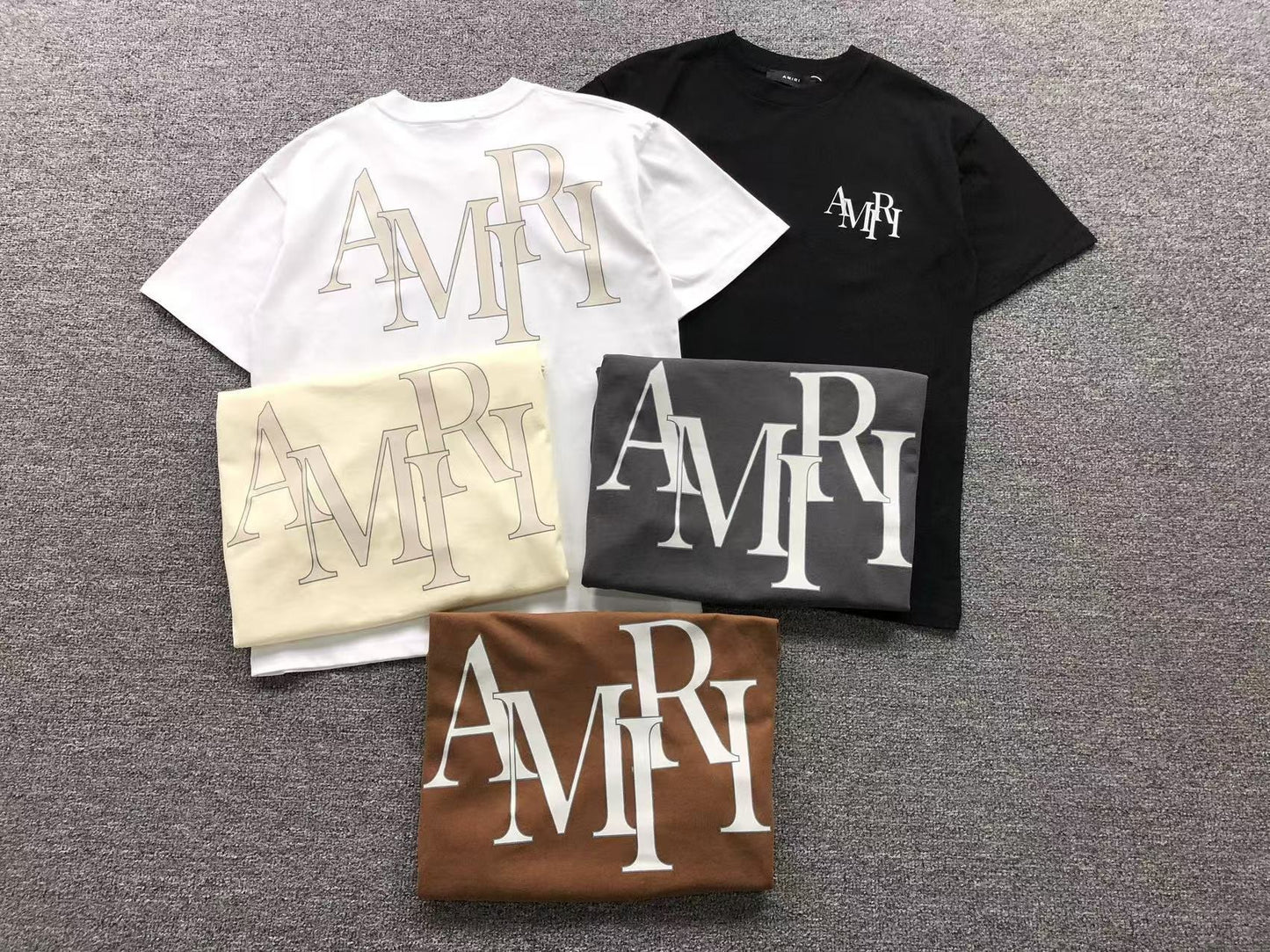 Camiseta AMIRI Monogram Oversized Back Logo