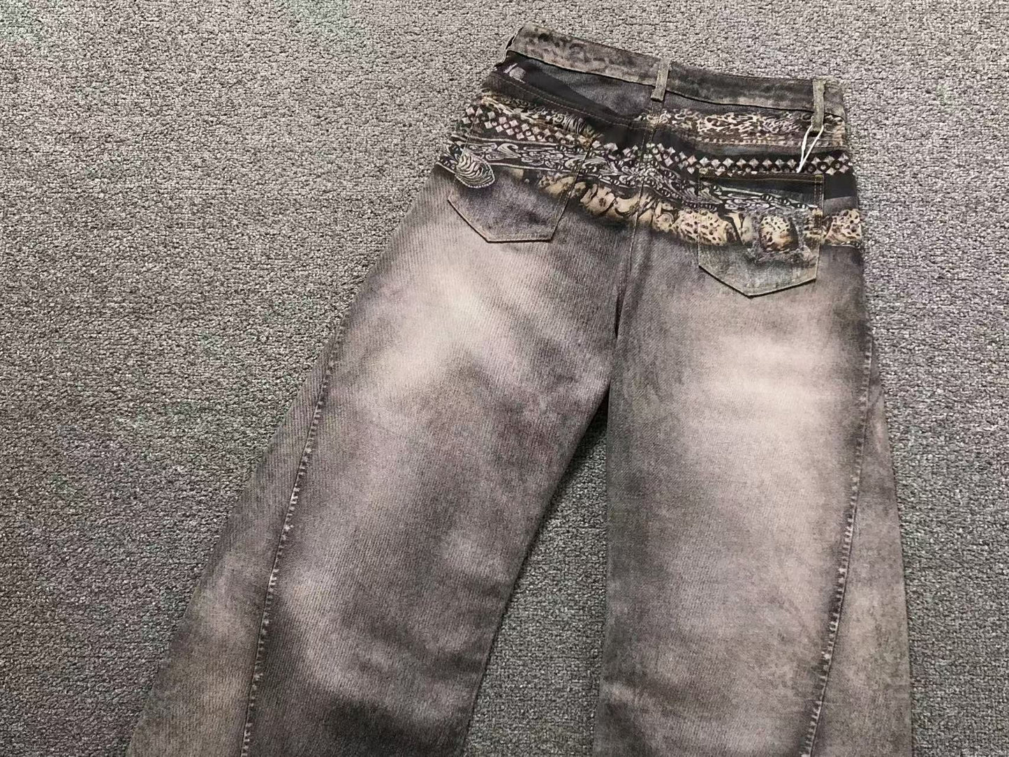 Calça Acne Studios Paisley Archive Denim