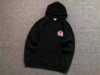 Moletom AMI Paris Ami de Cœur Script Logo Hoodie