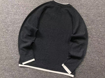 Camiseta manga longa Acne Studios Distressed Circle Logo
