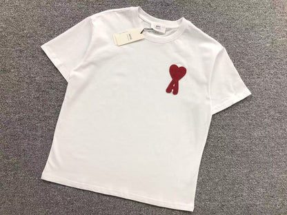 Camiseta AMI Paris Big Heart Patch Classic