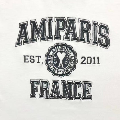 Camiseta AMI Paris Varsity Logo College