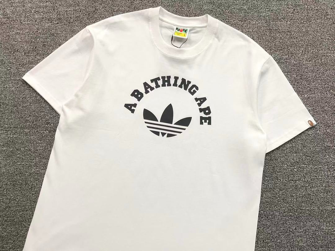 Camiseta Adidas & Bathing Ape Arch Logo White