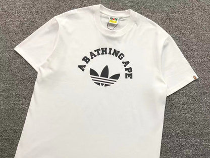 Camiseta Adidas & Bathing Ape Arch Logo White