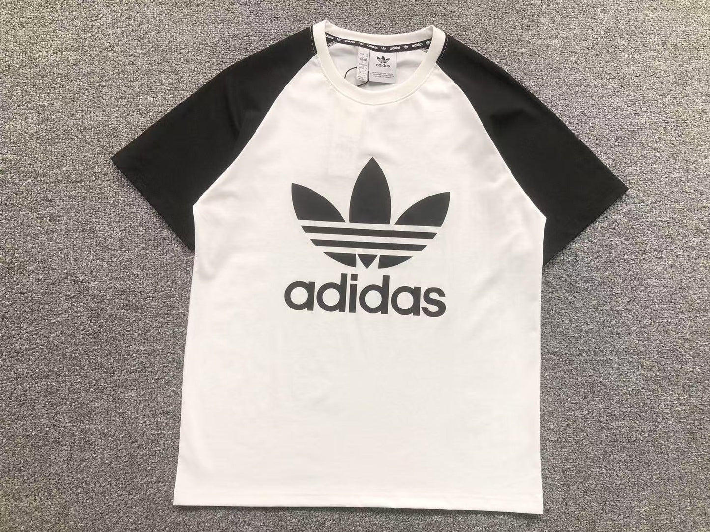Camiseta Adidas Trefoil Raglan Contrast