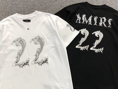 Camiseta AMIRI 22 Baroque Numbe