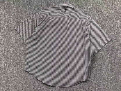 Camisa AMI Paris Striped Short Sleeve