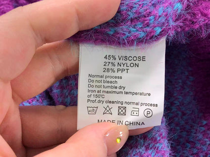 Suéter Adidas Vintage Fuzzy Sweater