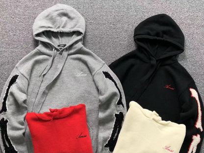 Suéter AMIRI Sleeve Flame Minimal Hoodie