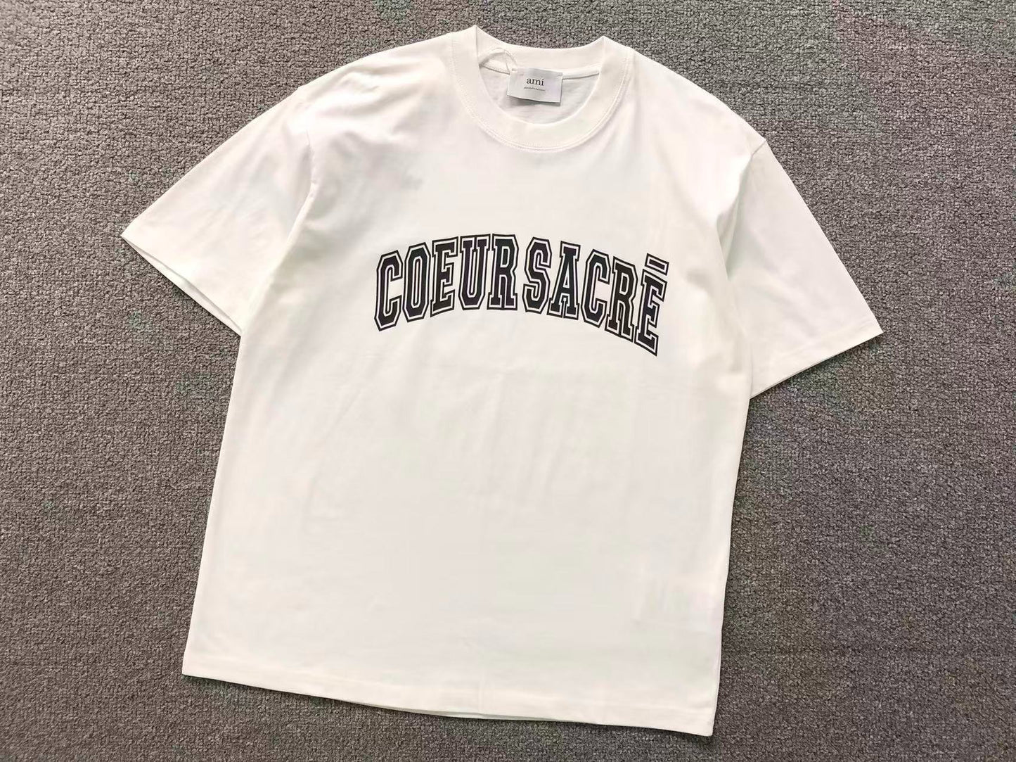 Camiseta AMI Paris Coeur Sacré Varsity