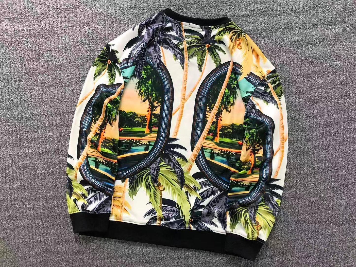 Moletom AMIRI Tropical Mirage Print Crewneck