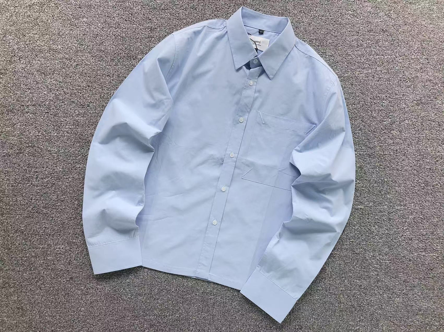 Camisa AMI Paris Clean Pocket Essential