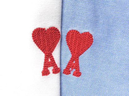 Camisa AMI Paris Mini Heart Contrast