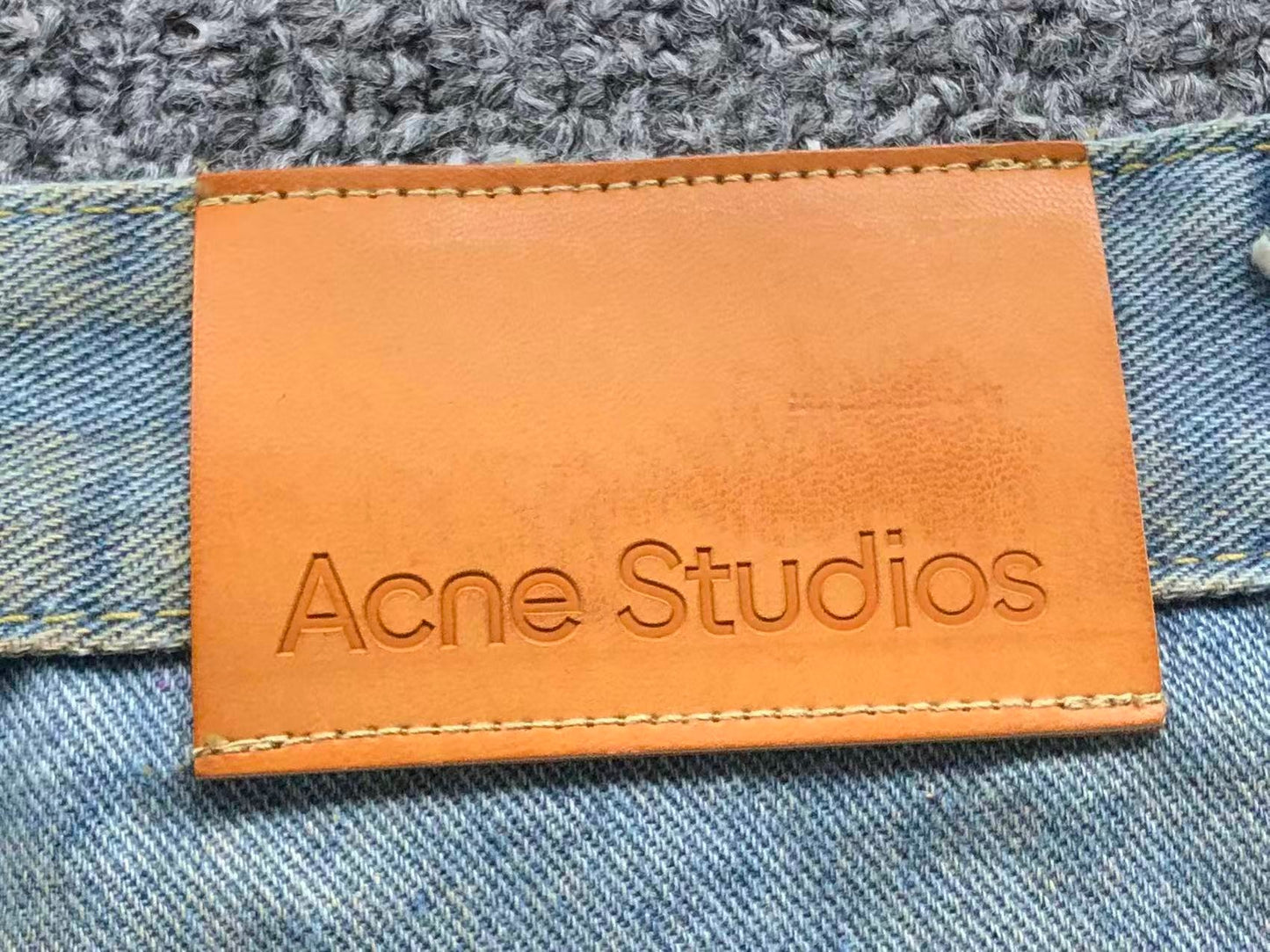 Calça Acne Studios Mud Wash Jeans