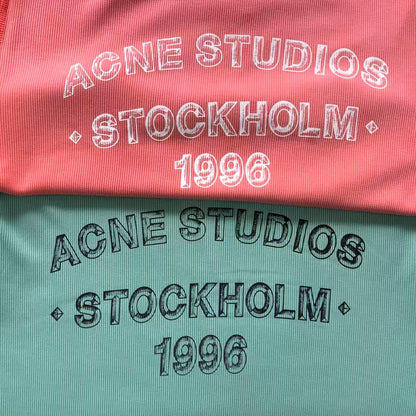 Camiseta Feminina Acne Studios Thermal Wave Longsleeve