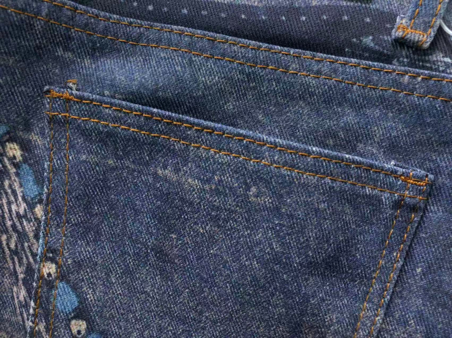 Calça Acne Studios Chaos Chain Denim