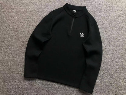 Camiseta Adidas Zip Mock Neck